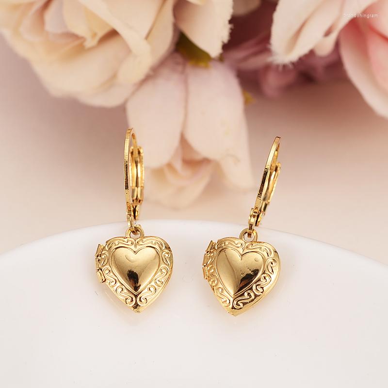 

Hoop Earrings Fashion Statement Jewelry 2023Love Heart For Women Classic Vintage Female Dubai African Arab Gifts
