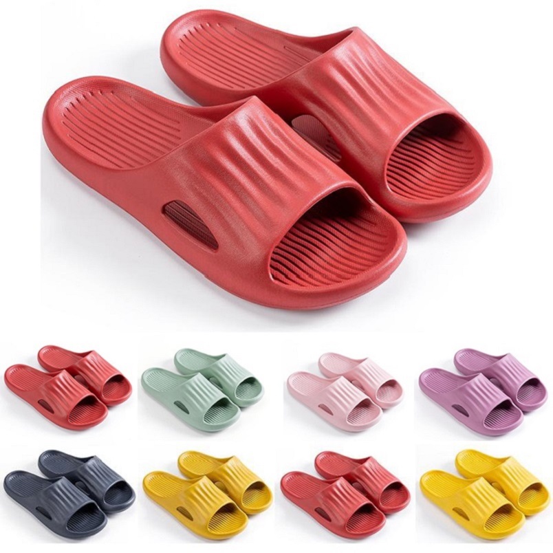 

summer slippers slides shoes men women sandal platform sneaker red black white blue yellow slide sandals trainer outdoor indoor slipper, Color#2