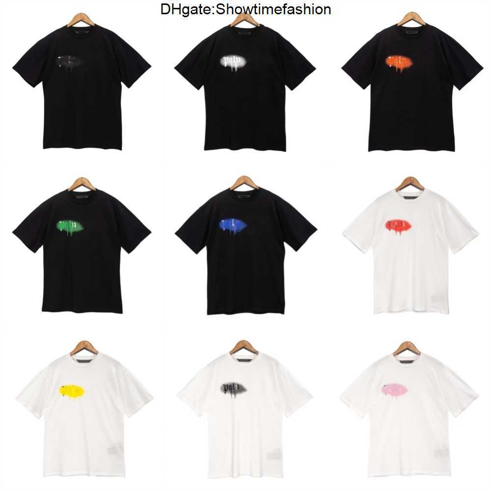 

Men's Tshirts t Shirt Palms Palmangel City Designer Limited Inkjet Graffiti Letter Printing Women's Sailboat Short-sleeved Casual 9RKC, 16