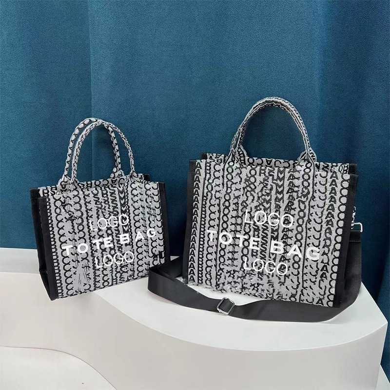 

Designer Womens Tote Bag New Popular Small Letter Comfortable Casual Shoulder Bags Messager Bag, Black