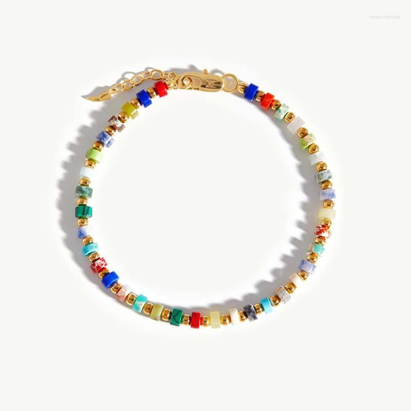 

Strand Summer Star With Same Natural Stone Color Beaded Bracelet Women's Fashion High-End Necklace Simple Jewelry Accessories