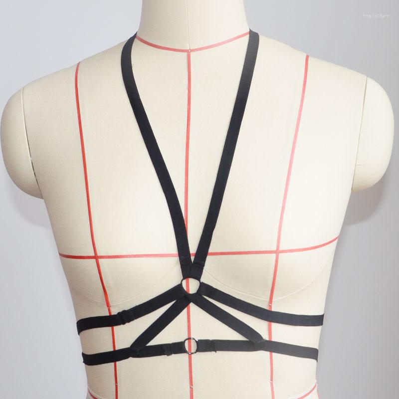 

Garters Cage Bra Harness Underwear Sexy Live Dance Costumes Women Waist Bondage Straps Body Belts Lingerie Suspender, S016