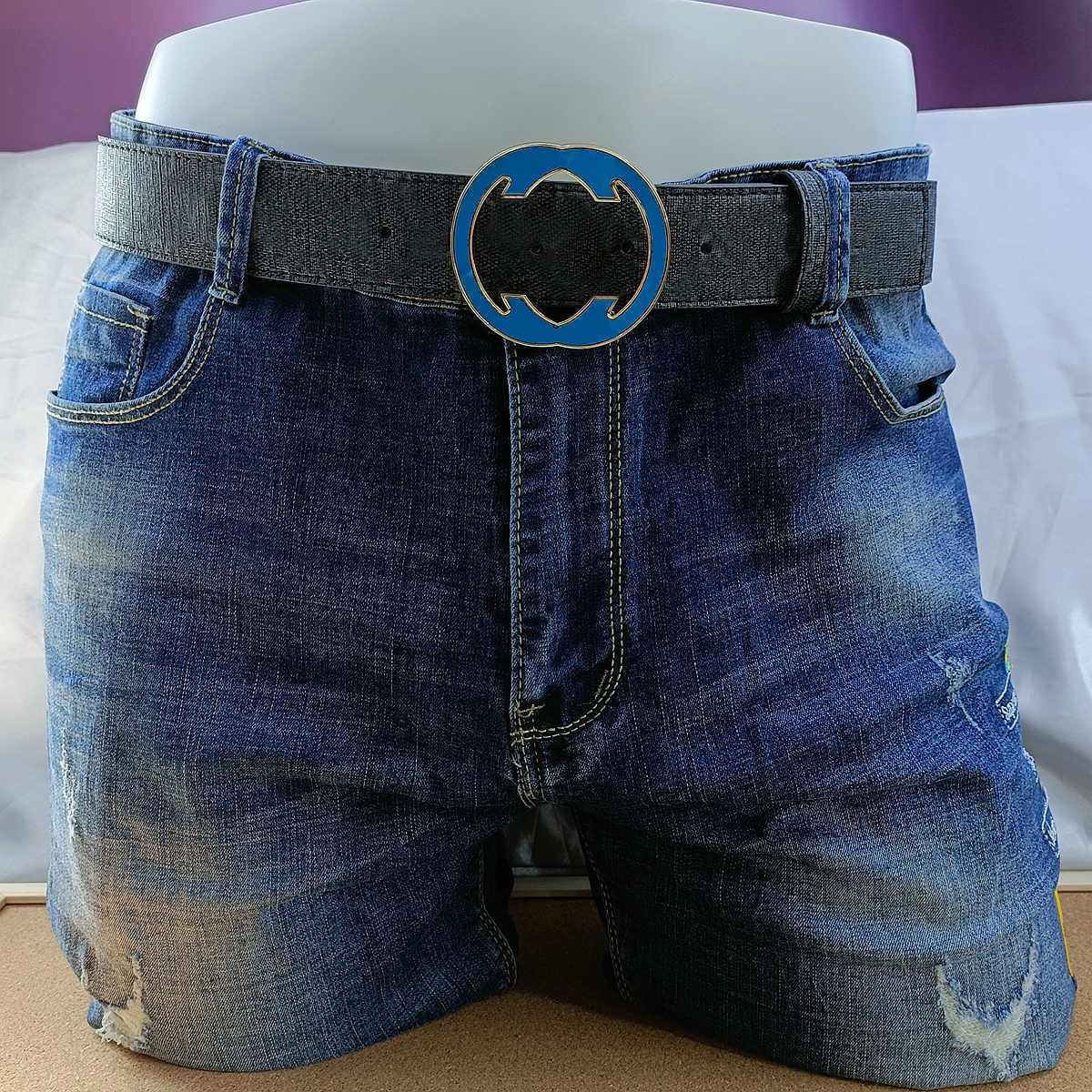 

Men Designer Belt Luxury Women Belts Classic Cloth Pattern Glue Buckle Jeans Casual Belt Width 3.8cm High-quality Cowhide, As shown