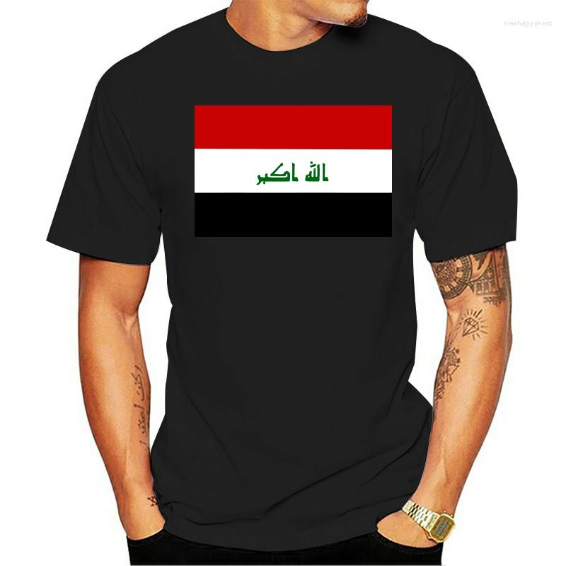

Men's T Shirts Men Shirt Iraq Flag Women T-shirt, White