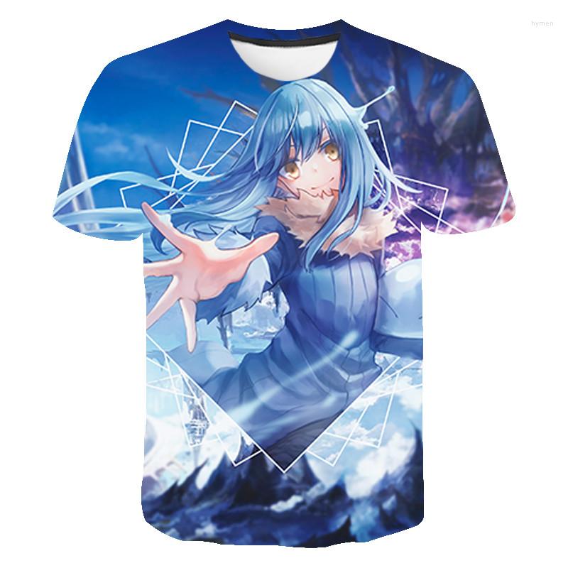 

Men's T Shirts 2023 Summer Anime Rimuru Tempest T-shirt Men Women Children 3D Printed Fashion Tops Boy Girl Kids Short Sleeve, Txa6833