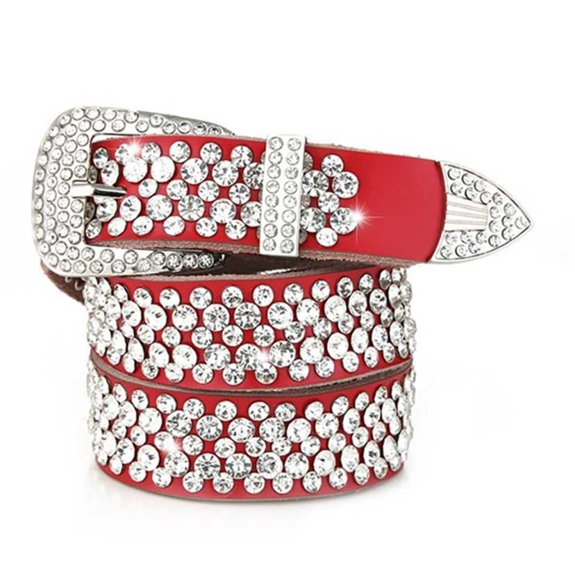 

Designer belts HWHS 2023 Diamond women's with diamond belt leather fashion simple decoration wide Fashion Jeans Belt NMHS factory outlet