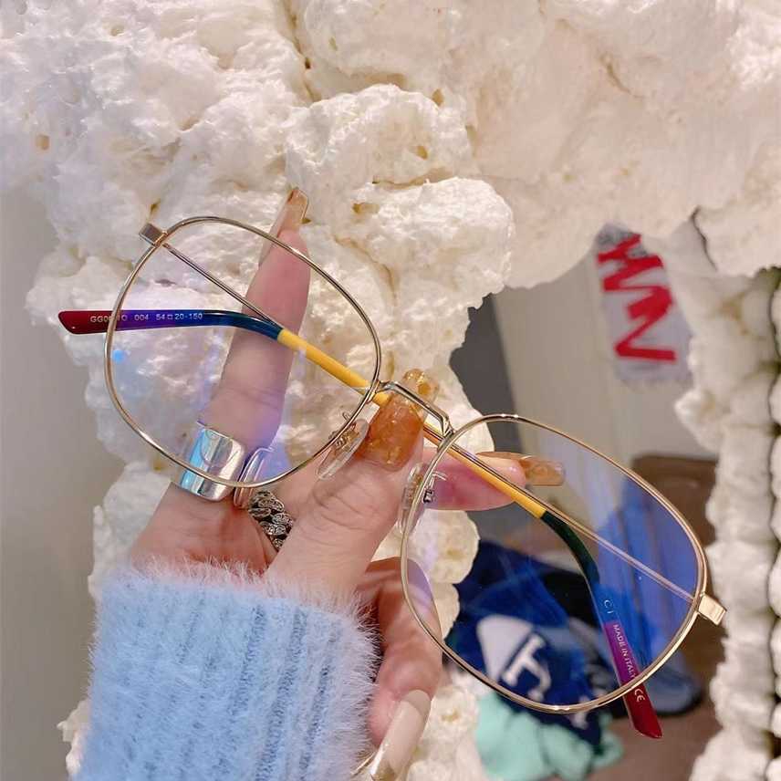 

Sunglasses 2023 new Star Jiang Shuying Xiao the same type of glasses female face display small size can be equipped with short-sighted anti-blue light