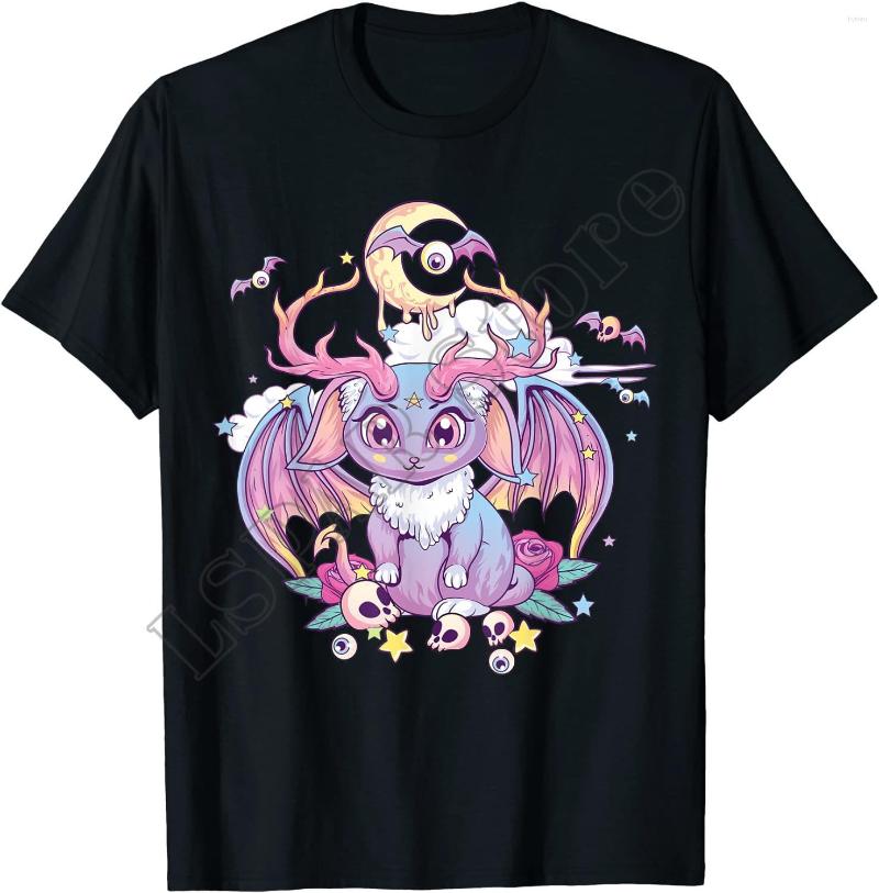 

Men' T Shirts Pastel Goth Creepy Occult Satanic Jackalope Kawaii Menhera T-Shirt, 1366