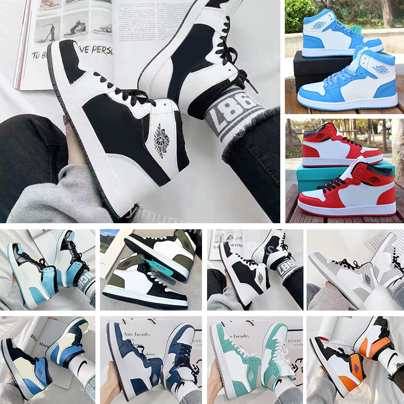 

Black Og White 85 High 1 Basketball Shoes Lost and Found Space Jam Phantom Low s Concord 1s Dark Mocha Luxury Green Mens Women J1 Trainers Sneakers Y5, Color 11