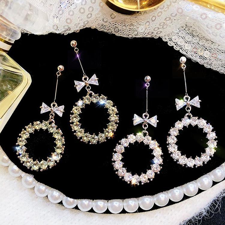 

Stud Earrings Fairy With Versatile Temperament Long Round