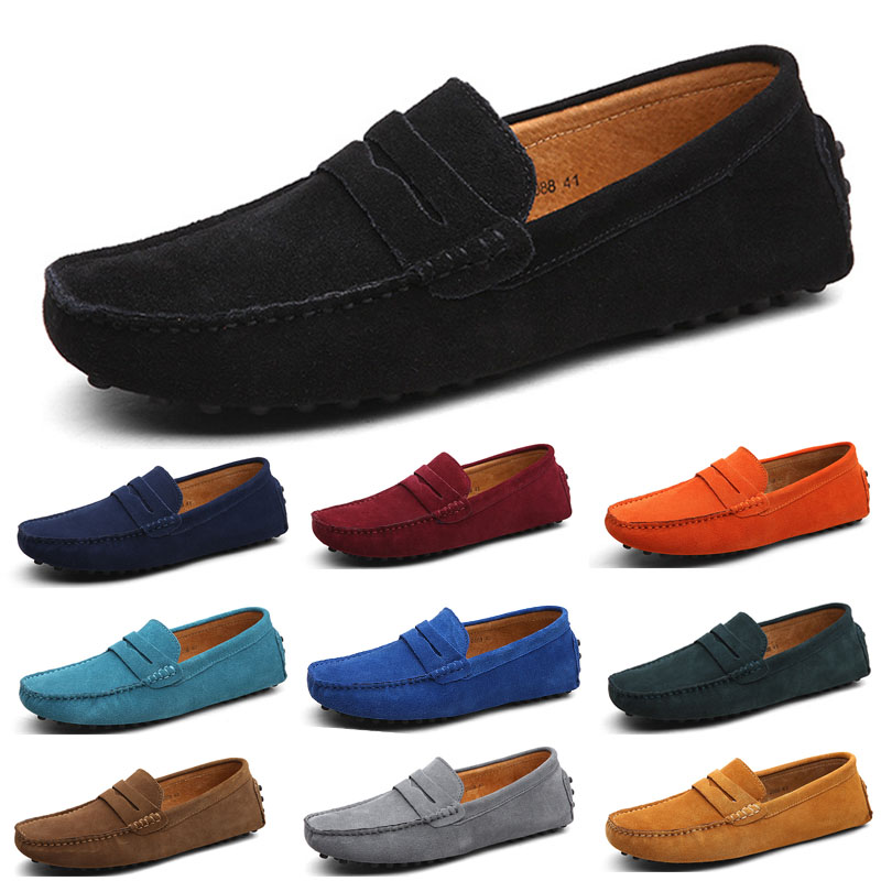 

men casual shoes Espadrilles triple black navy brown wine red taupe Sky Blue Burgundy mens sneakers outdoor jogging walking size 40-45 seventy five