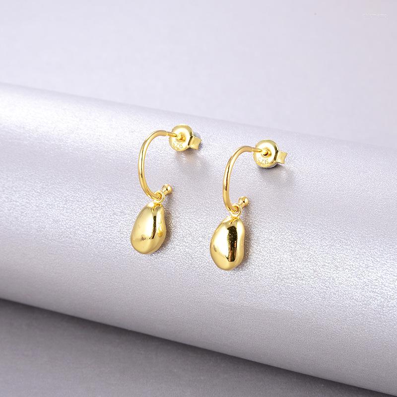 

Dangle Earrings CMajor Sterling Silver Fine Jewelry Irregular Doudou S925 Plated 18k Gold Fashion Color Drop For Women