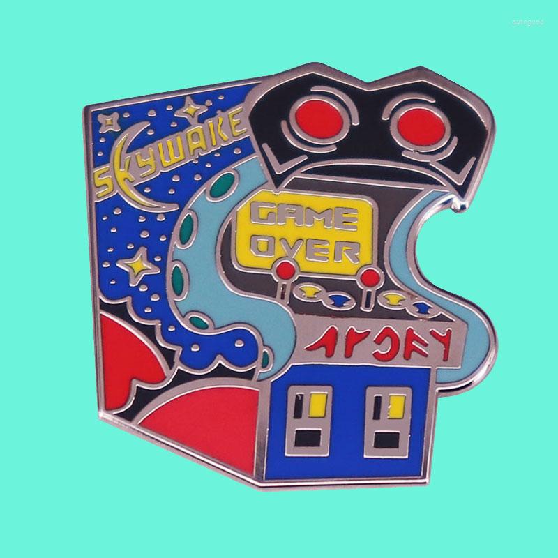 

Brooches Luxuriant Retro Video Game Console Cartoon Brooch Originality Lapel Badge Denim Jacket Backpack Pin Given Friends And Fans Gifts