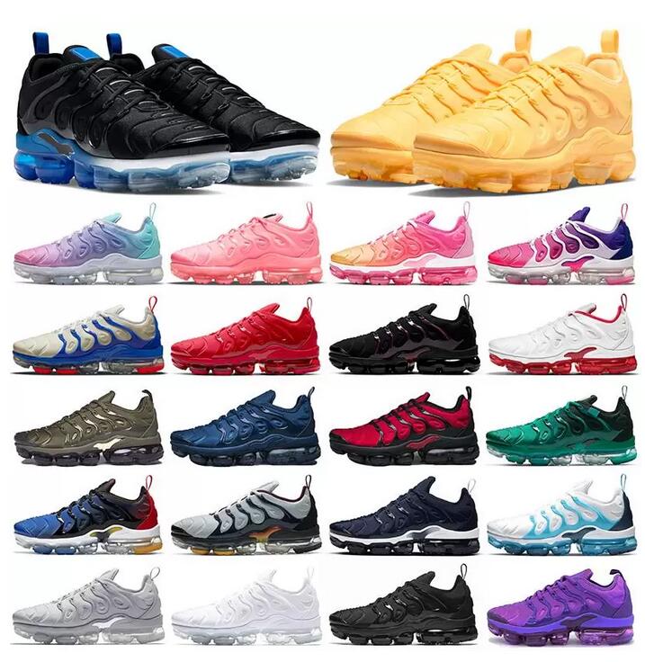 

SALE New women Mens Outfits shoes TN In Metallic Designer Plus Olive Sneakers Brand VM Trainers 36-46 Cheap wholesale 2023 new product Joker, Lemon yellow