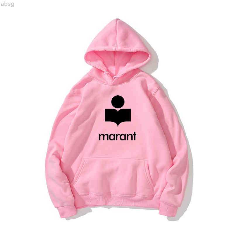 

Men's Hooded Women Brand Marant Fashion Sweatshirt Long Sleeve Autumn Winter Casual Hoodies Sports Patchwork Sweatshirts
