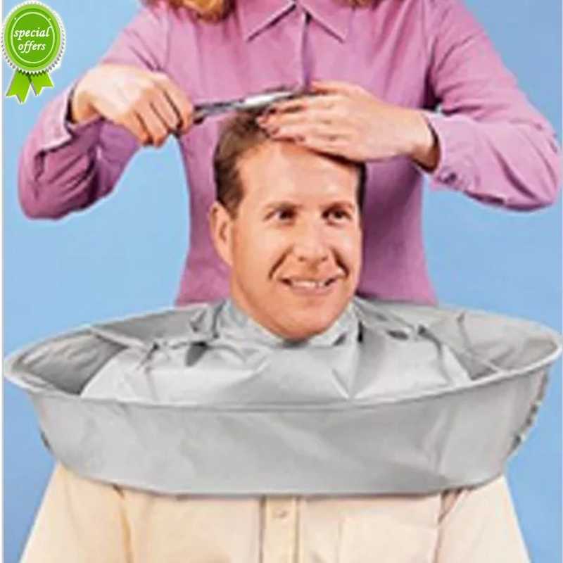 

New Creative DIY Apron Hair Cutting Cloak Coat Salon Barber Stylist Cape Umbrella Haircut Cloak Hairdressing Home Cleaning Protector