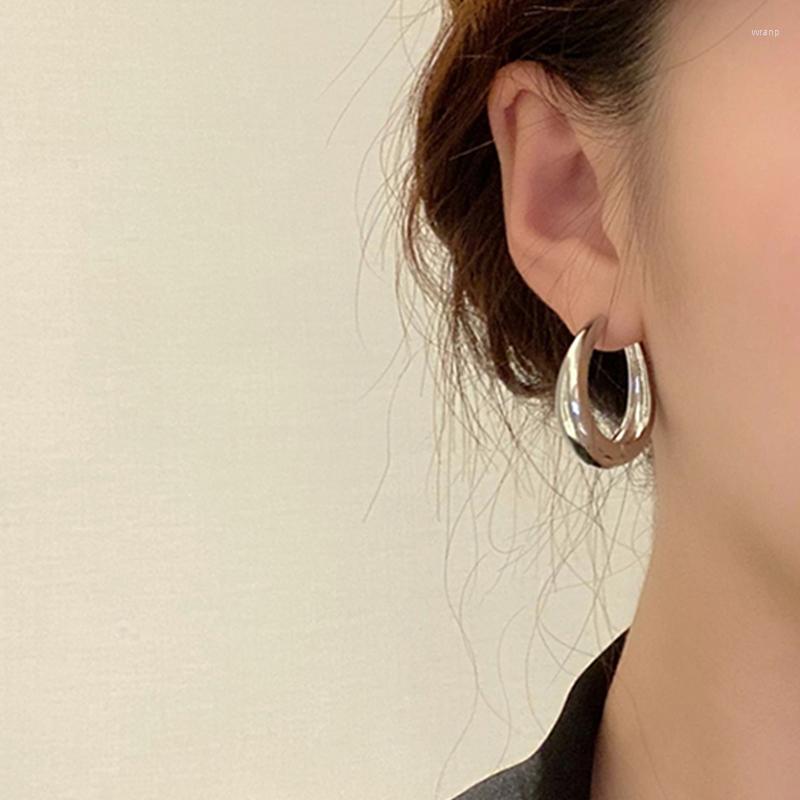 

Dangle Earrings Fashion Metal Hoop Drop For Women 2023 Trend Korean Jewelry Party Christmas Gift