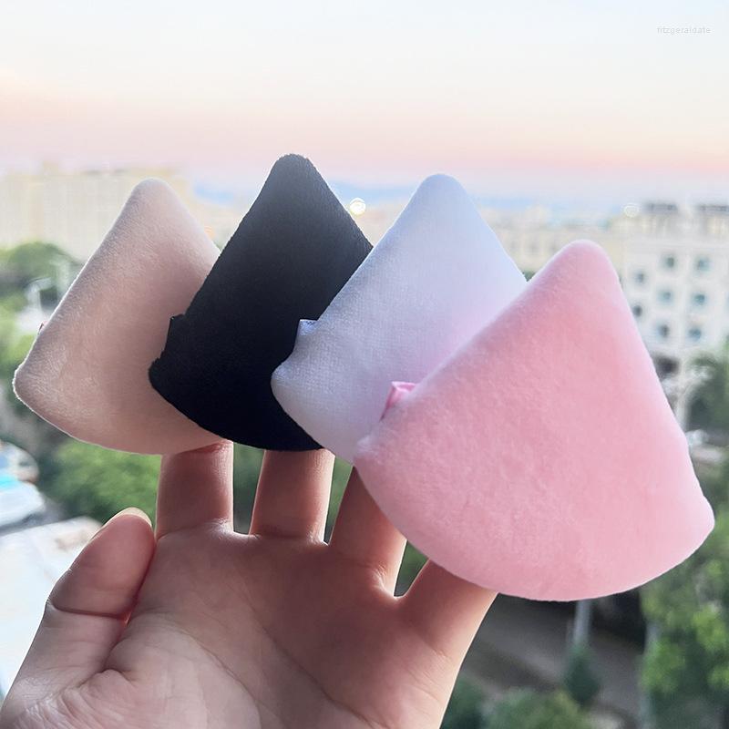 

Makeup Sponges 2Pcs Triangle Powder Puff Mini Face Sponge Cosmetics Soft Cotton Washable Velvet Tools