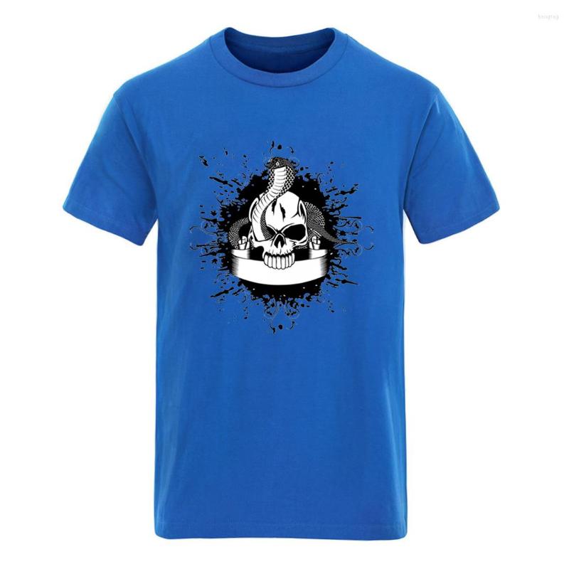 

Men' T Shirts Skull Cartoon Cotton Round Neck Mens T-shirts Streetwear High Quality Brand Clothing Tops Hip Hop Casual 2023 Ropa De Hombre, Wine red 6