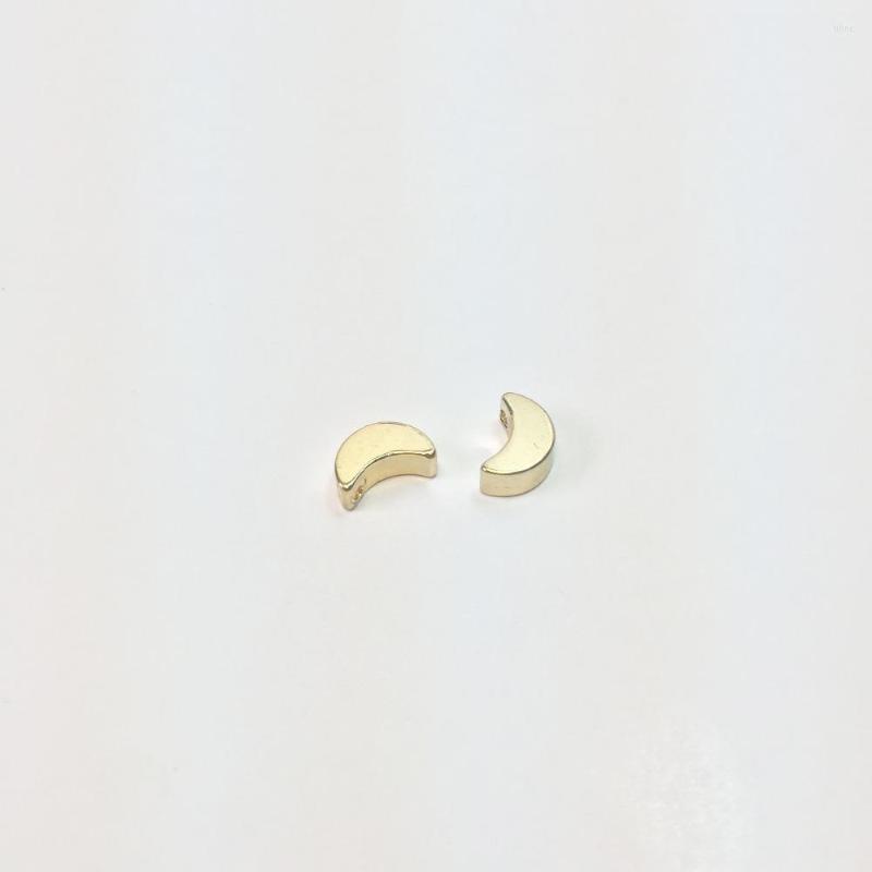 

Charms Eruifa 8mm Wholesales Copper 2.5mm Thick Moon 20pcs Per Bag Pendant Becklace Bracelet DIY 2 Colors