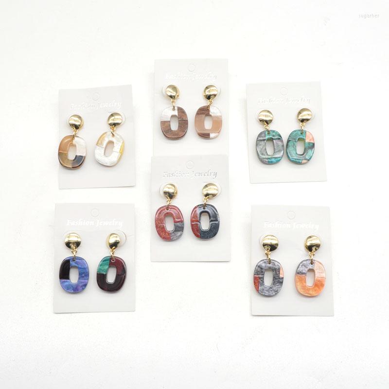 

Stud Earrings 2023 Trending Mini Size Colorful Acrylic