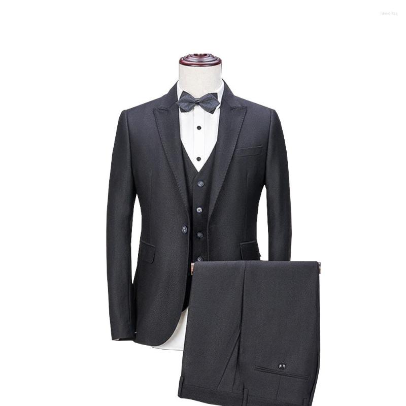 

Men' Suits Black Suit Men Custom Made Bespoke Classic Wedding Tailor Groom -5XL, Jacket and pants