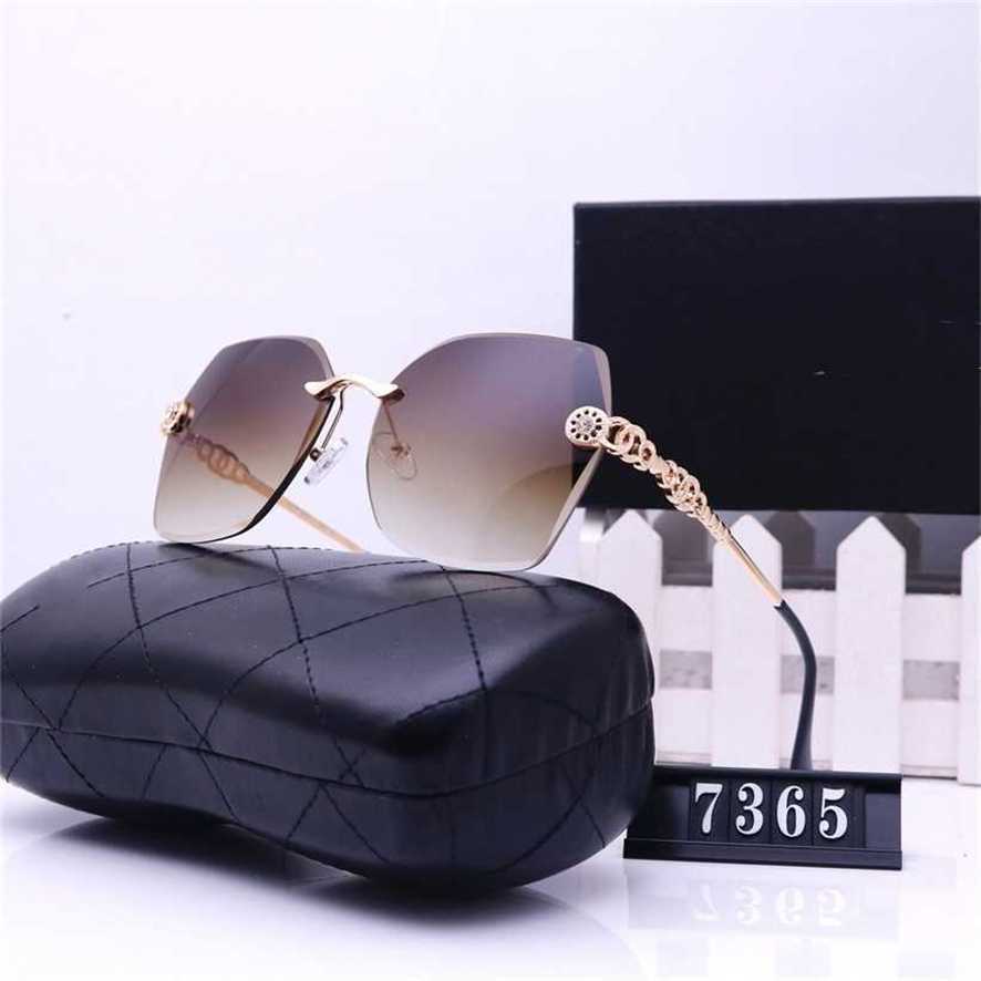 

Sunglasses 2023 new Overseas sunglasses men's and women's frameless travel fashion glasses 7365