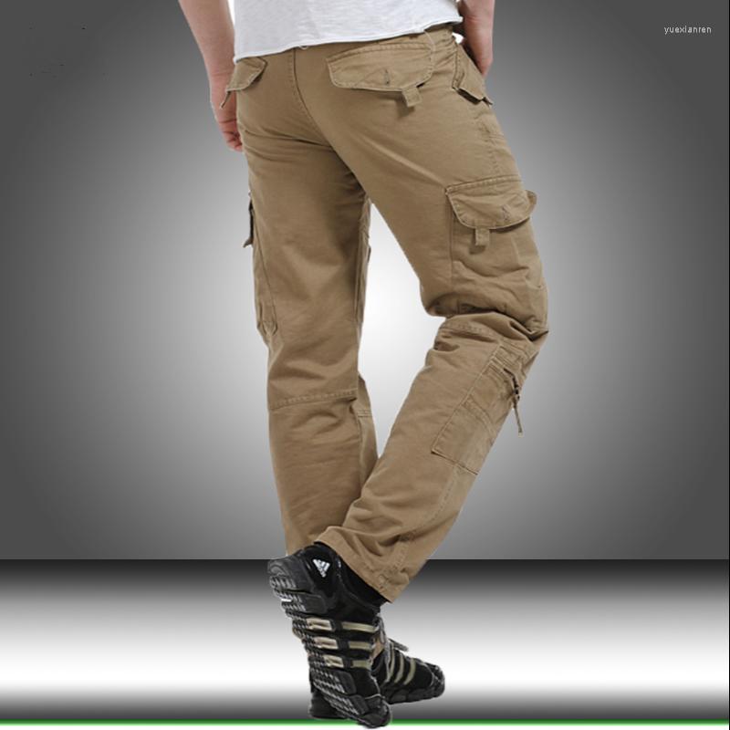 

Men's Pants Autumn Multi-Pocket Men Military Tactical Jogger Cargo Man Outdoor Hiking Trekking Sweatpants Male Hip Hop Bottom, Grey