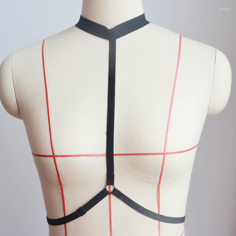 

Garters Cage Bra BODY HARNESS Sexy Beauty Nightclub Live Show Lingerie Harajuku Pastel Gothic Bondage, S016