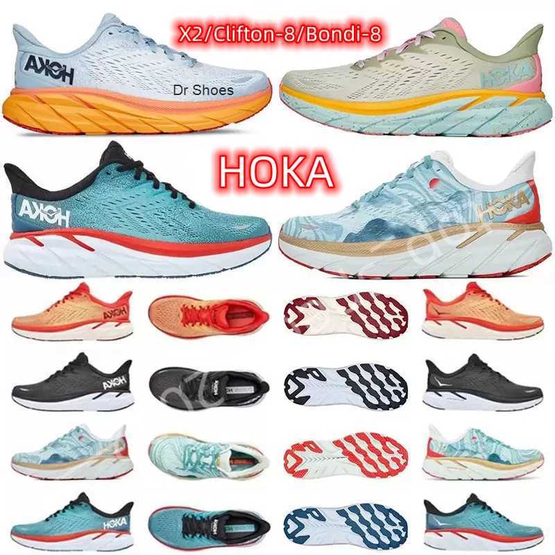 

HOKA ONE Running Shoes Designer Carbon X2 Clifton 8 Shock Absorbing Road Bondi 8 Mens Womens Fresh Foam Ultralight Midsole Platform Sneakers, Hkc8-01