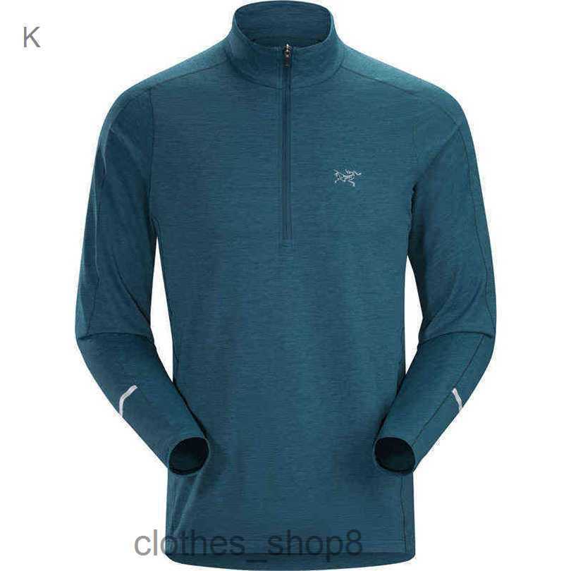 

Jackets Brand Mens Designer Coats Arc'teryes Jackets Sweatshirt Men's Cormac Neck Zipper Long Sleeve Sunscreen Sweat Wicking Long T-shirt AIKP, Odyscea/odyssey blue