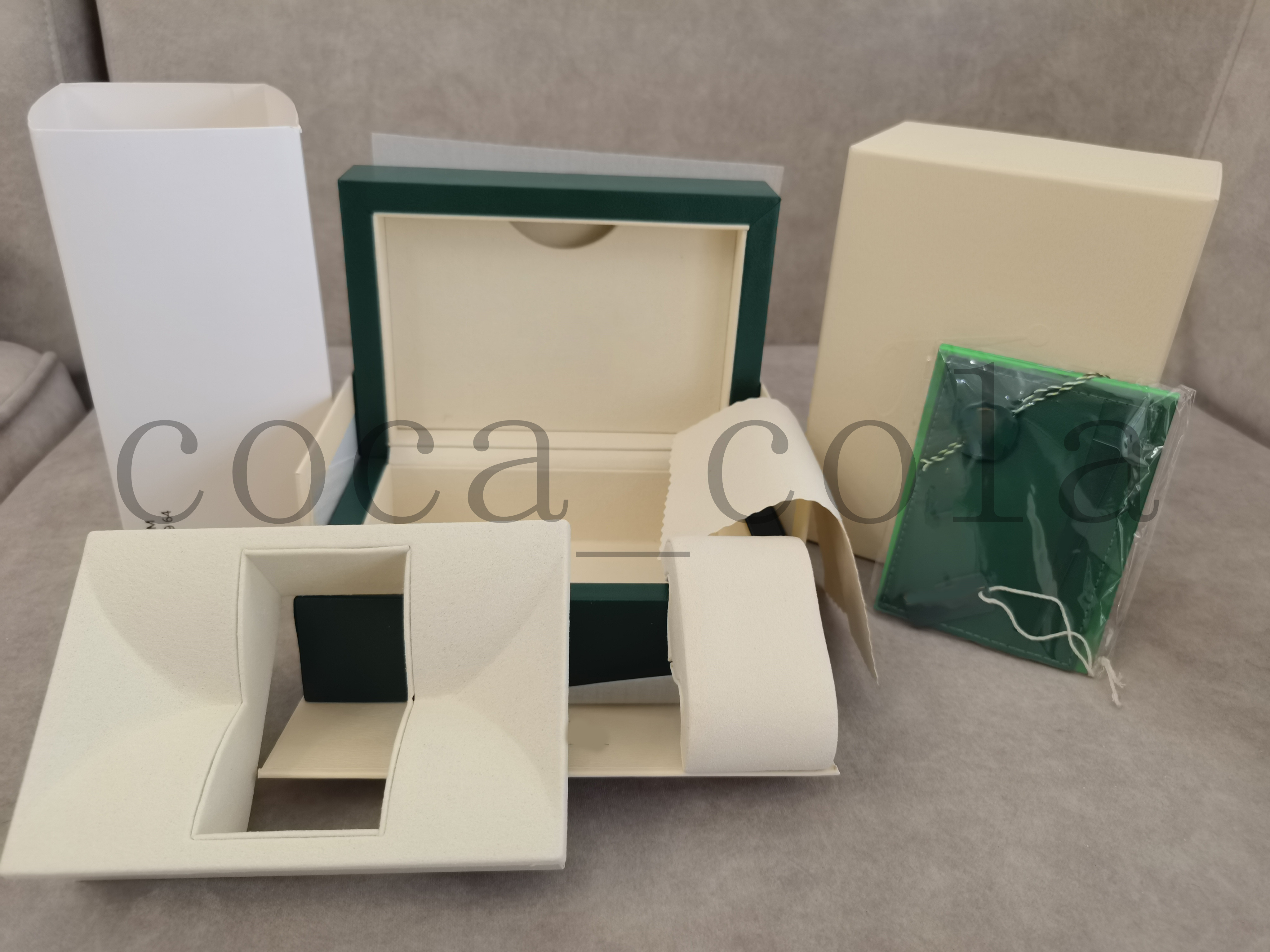 

Counter quality boxes NEW STYLE Watch Box For Original Box eba y supplier FULL SET Booklets TAG 69