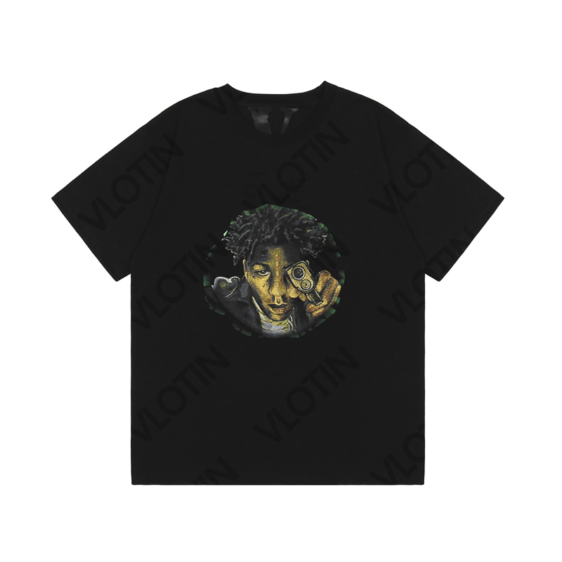 

2023 Designer Large Big Reflective V Friends Men Women t shirts Casual Smoke Angel Loose Lovers luxury high quality Short vlo nes Sleeve, The same as original
