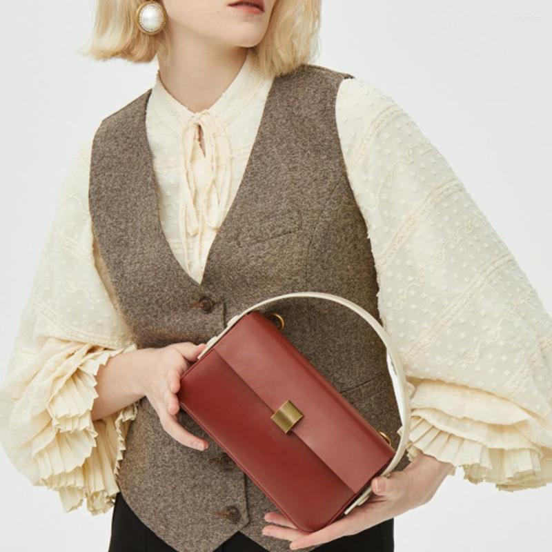 

Evening Bags Casual Designer Bag Handbag Small Shoulder For Women 2023 High Quality Crossbody Female Brands Purses Square Tote Chic, Beige