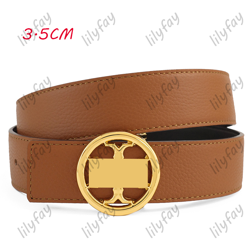 

Womens Gold Loop Buckle T Belts Men Leather Belt Designer Belts For Women Luxury Brand Cintura Waistband Girdle Waistbands Width 2.5-3.5 New, As pics