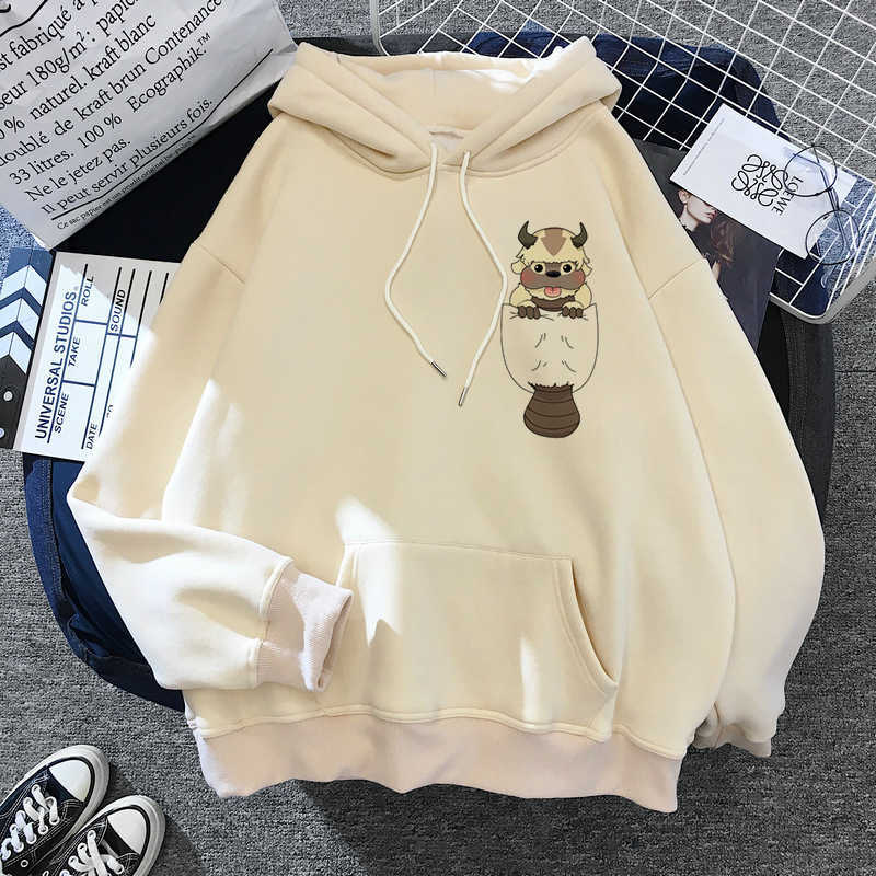 

Men's Hoodies Sweatshirts Avatar The Last Airbender Hoodies Men Appa Yip Harajuku Print Casual Sweatshirts Unisex Fashion Long Sleeve Autumn Hoody Male AA230313, Kaqi-kong