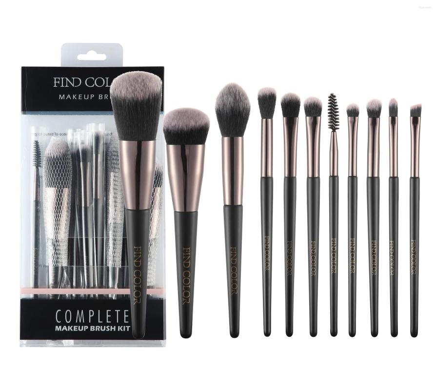 

Makeup Brushes 11pcs Set Professional Eyeshadow Foundation Blush Powder Eyeliner Eyelash Lip Make Up Brush Cosmetic Tool