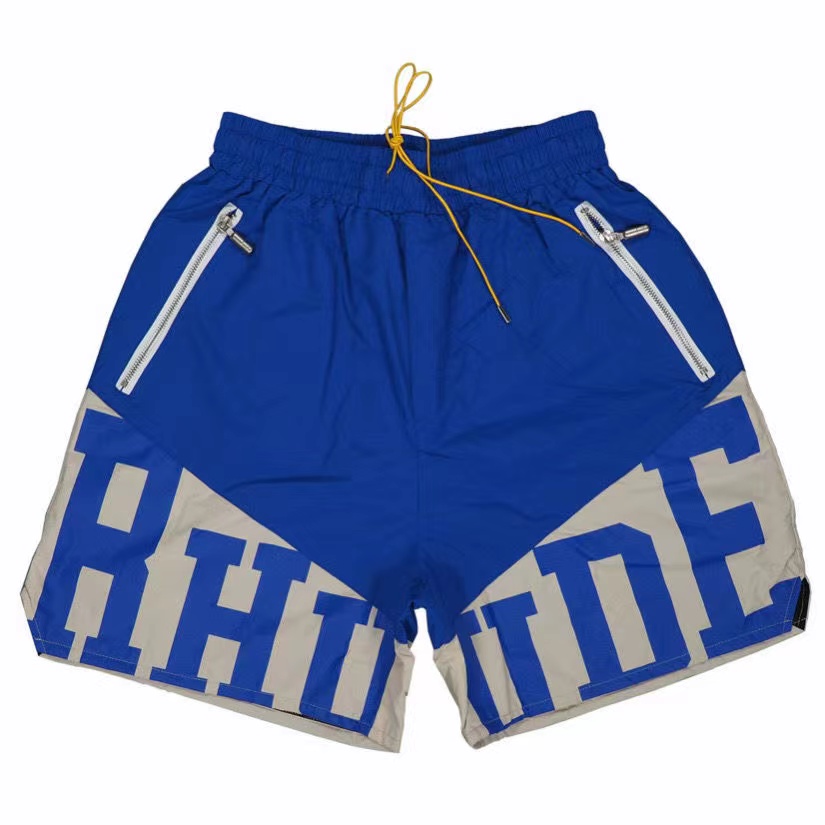 

Short RHUDE Shorts Designers Mens Basketball Pants 2021 Luxurys Summer Beach Palm Letter Mesh Street Fashion Sweatpants B0J1, 11