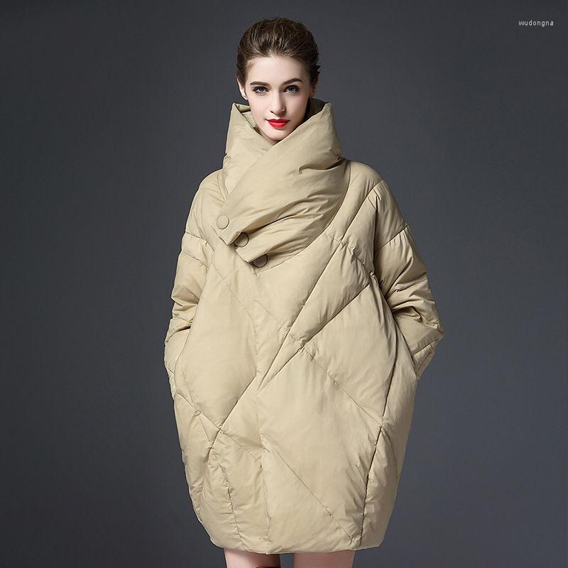 

Women' Down Minimalism Winter Fashion Women' Jacket High-tech Heat Storage 90% Causal Outdoor Sport 12040581, Beige