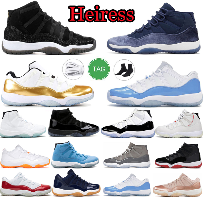 

Designer Jumpman 11 Basketball Shoes OG 11s Men Women Low Starry Sky Cherry Pantone Jam Legend Gamma Blue Pure Violet Sport Sneaker Walking Shoe Size 36-47, #30 navy gum 40-47