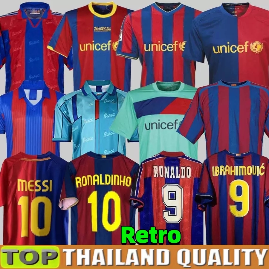 

Retro BarcelonaS soccer jersey XAVI RONALDINHO 96 97 03 04 05 06 07 08 09 10 11 14 15 RIVALDO GUARDIOLA PUYOL Iniesta maillot de football t shirt 1899 1999 DAVID VILLA S-2XL, 96/97 home jersey