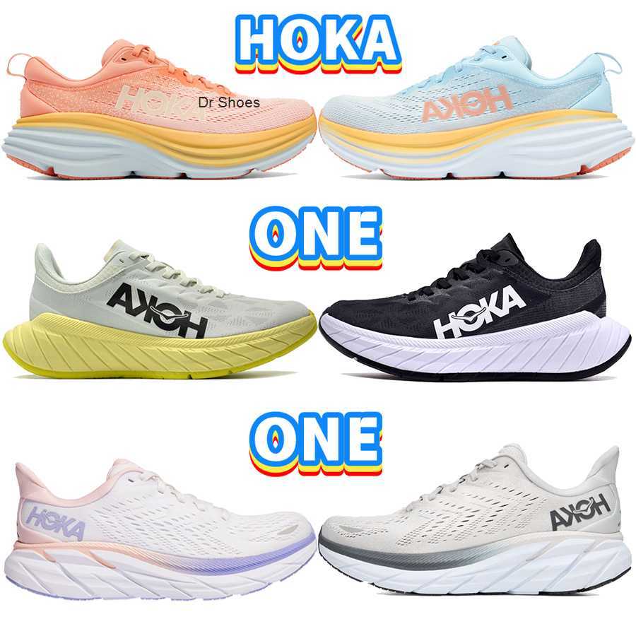 

TOP HOKA ONE Running Shoes Bondi 8 Clifton 8 Carbon x 2 Lilac Marble Amber Yellow Goblin Blue white black diva citrus Hot Coral men women, 01 amber yellow