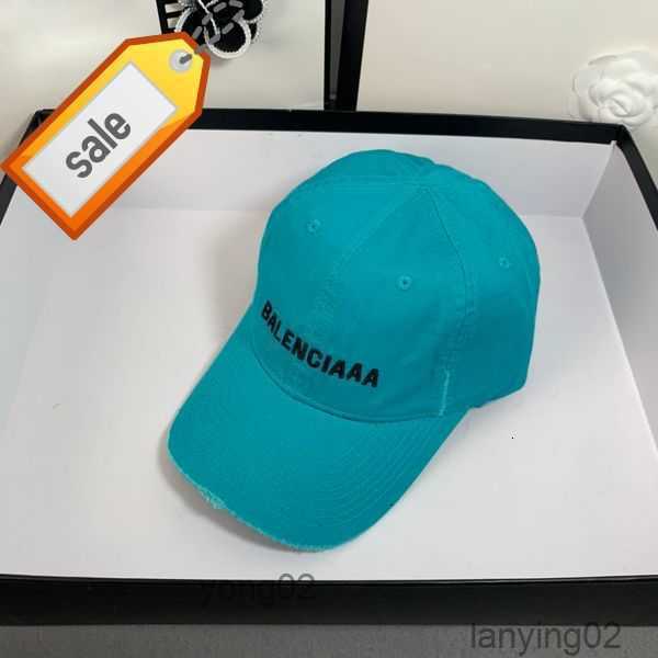 

Ball Caps Couple Sports Designer Cap Outdoor Travel Sunscreen Distressed Letters Casquette 3ooj7, Blue