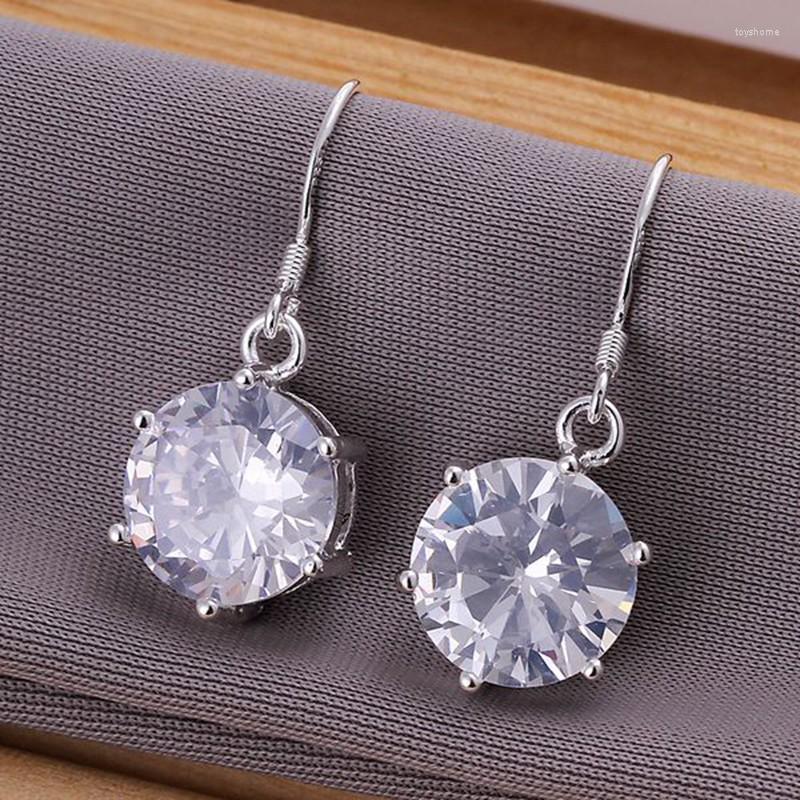

Dangle Earrings Fashion Jewelry Earring For Women Plated Zircon E172 /JEPAVTBC VURRNRLY Silver Color