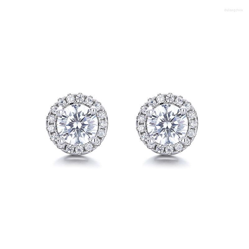 

Stud Earrings Round Shaped Micro Set Simple And Versatile For Girlfriends