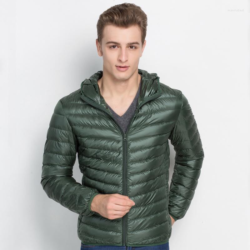 

Men' Down Jacket Hooded Winter Coat 2023 Lightweight Plus Wear, Black