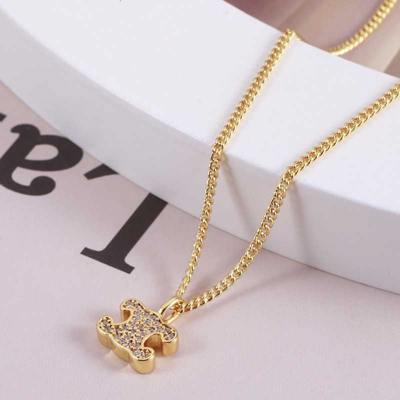 

Brand necklace Jewelry French style triumphal arch full diamond design pendant clavicle chain mixed batch