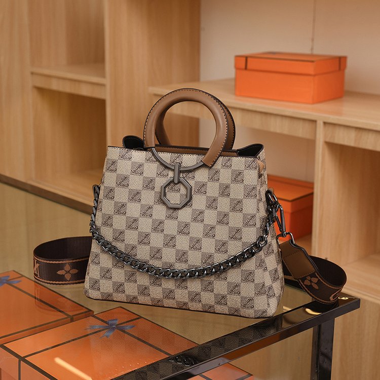 

Classic Women's Bag Presbyopic New Crossbody Bags Retro Style Fashionable Small Handbag out Shoulder Bag Factory Direct Sales, 25*20*11cm