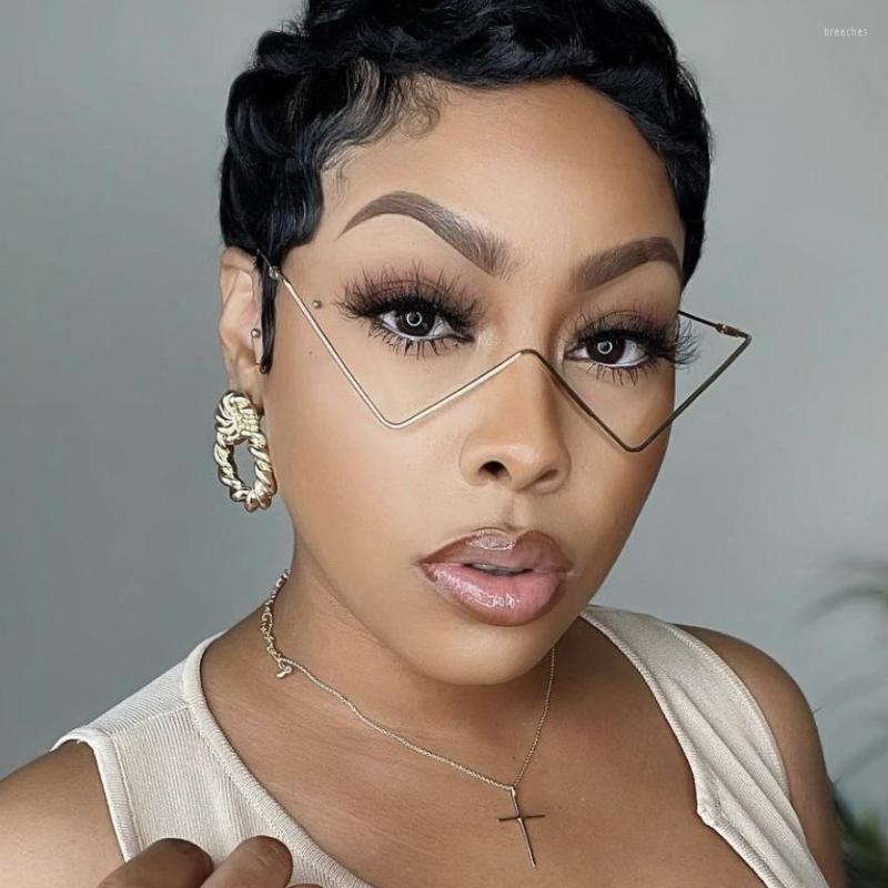 

Sunglasses Frames 2023 Brand Eyeglass Frame Women Diamonds Alloy No Lens Design Luxury TOP Sunglass Women's Jewelry