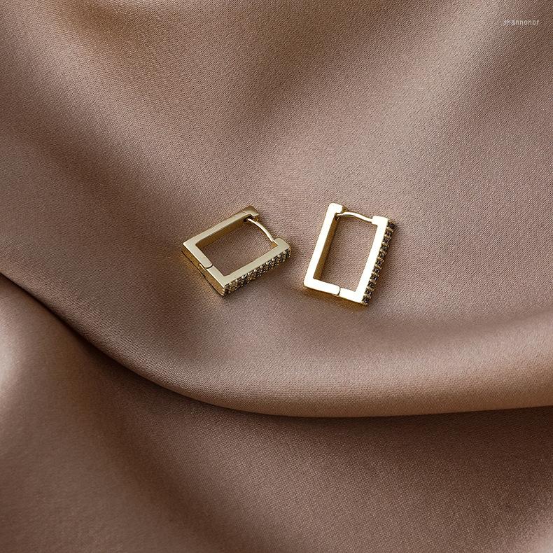 

Stud Earrings Arrival Fashion Square Metal Women Classic Simple Elegant Cute Korean Female Jewelry